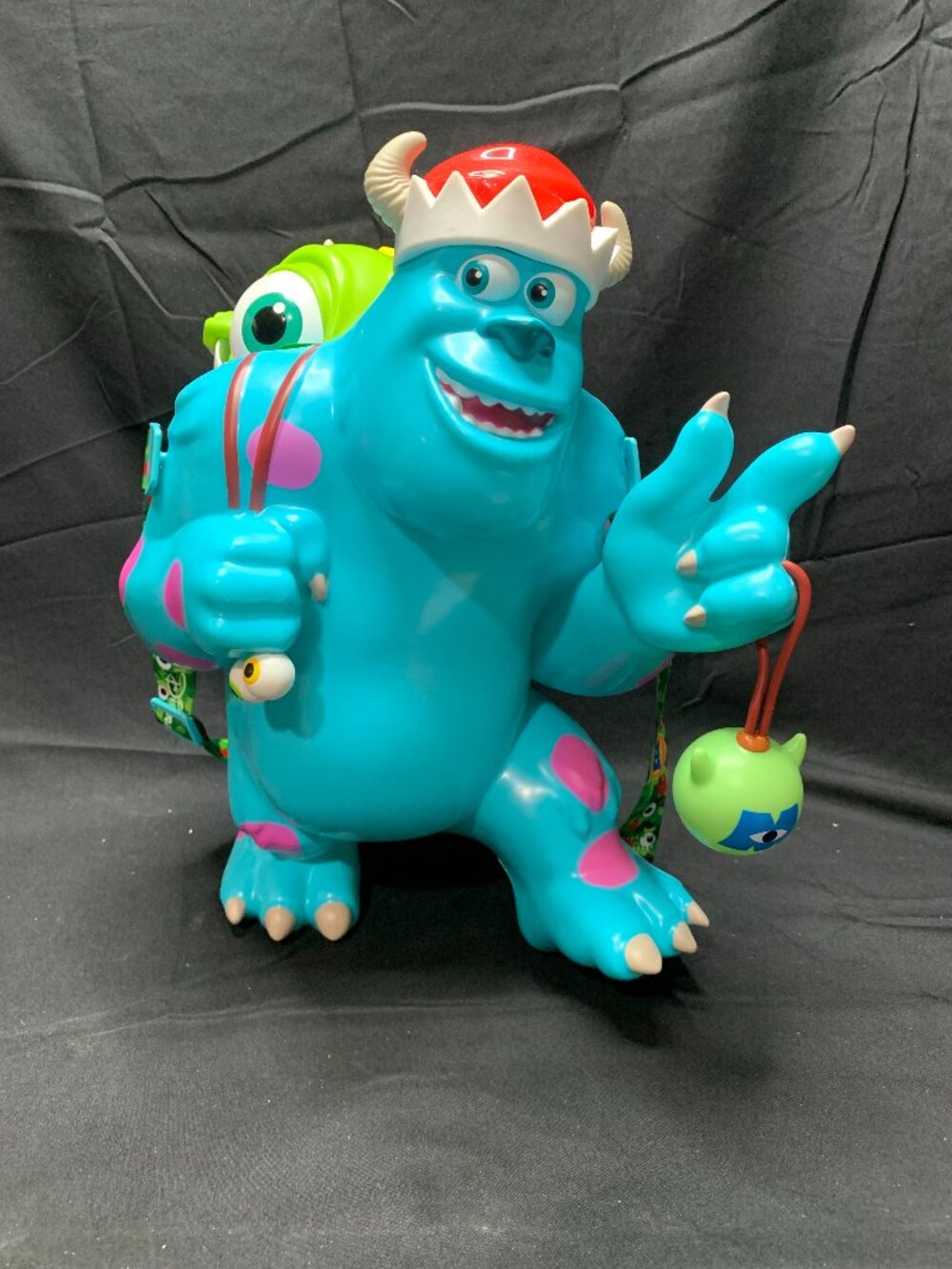 Disney Parks Monsters Inc Santa Sully & Mike Christmas Popcorn Bucket 2024